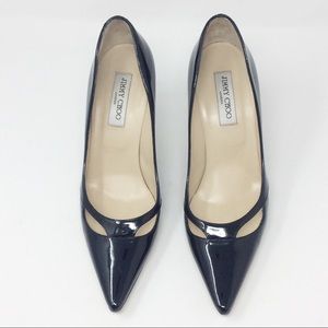 Jimmy Choo Merrit Patent Leather Heel Stiletto